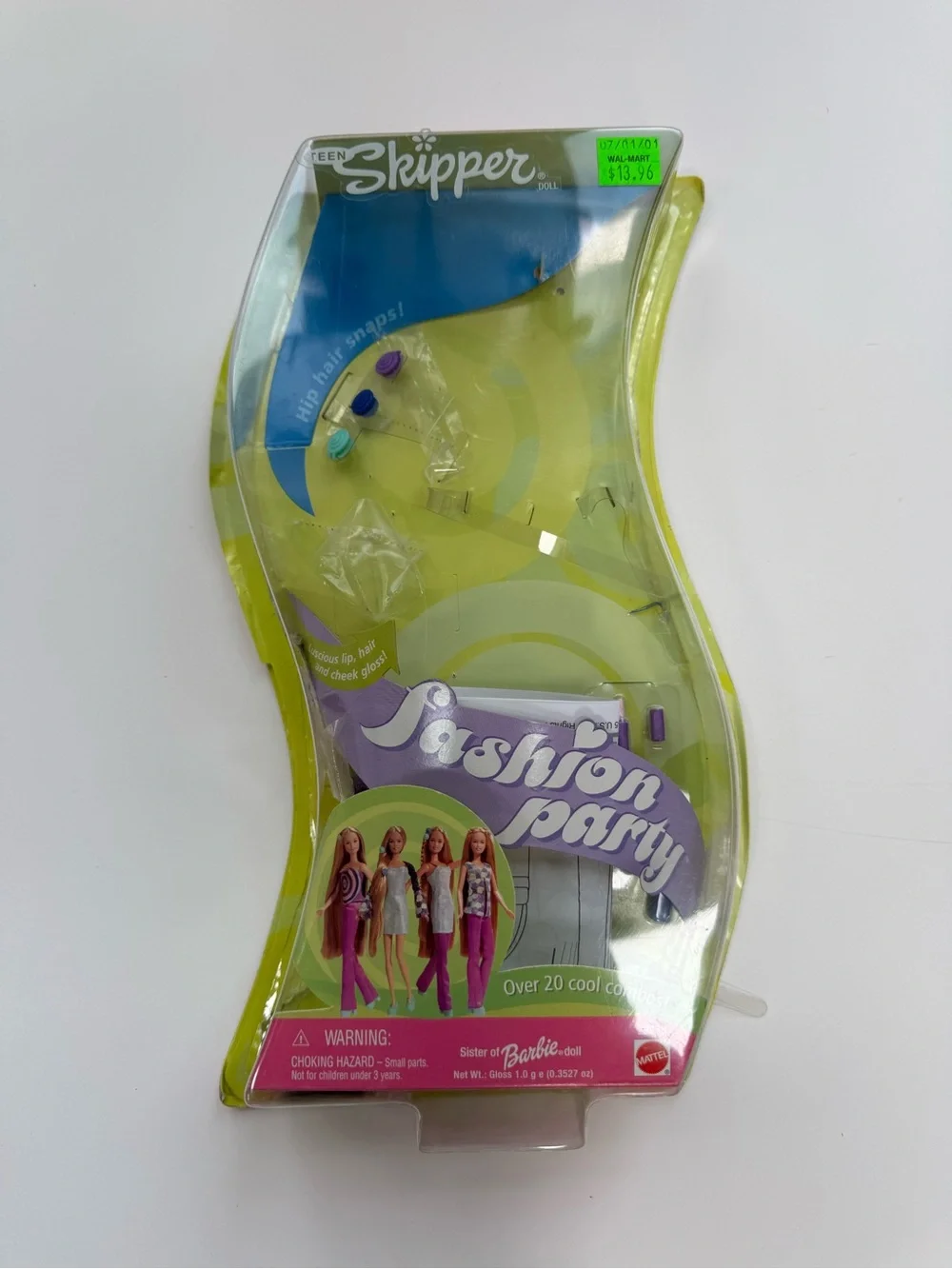 2000 OPEN BOX ONLY - Fashion Party Teen Skipper - Instructions + Accessories.